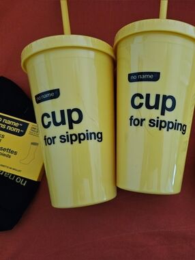 Nwt No Name Set - 2 Tumblers, 2 Socks